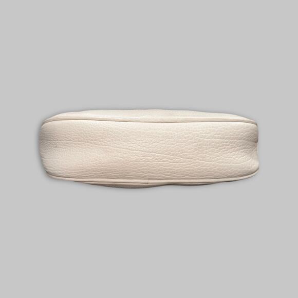 Vintage Dooney & Bourke Small Cream Monogram Hobo Shoulder Bag - Picture 4 of 7